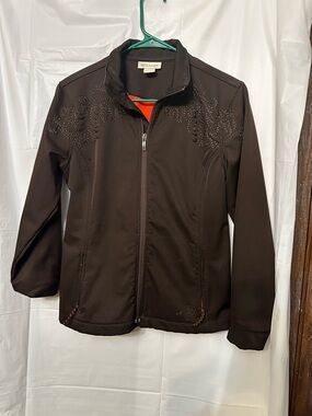 Ariat women's brown softshell jacket womenās size Medium